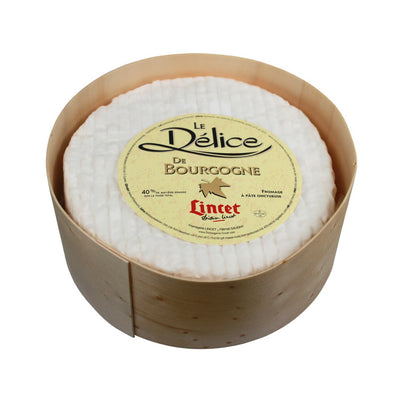 Cheese Wheel Brie Delice De Bourgogne 4.4lb