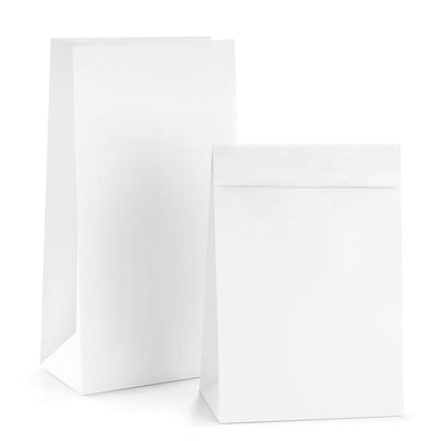 Paper Bag 7x6.75 White Plain 2000ct