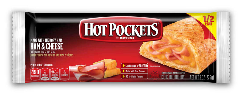 Hot Pocket Ham n Cheese Stuffed Sanwch 12/8oz