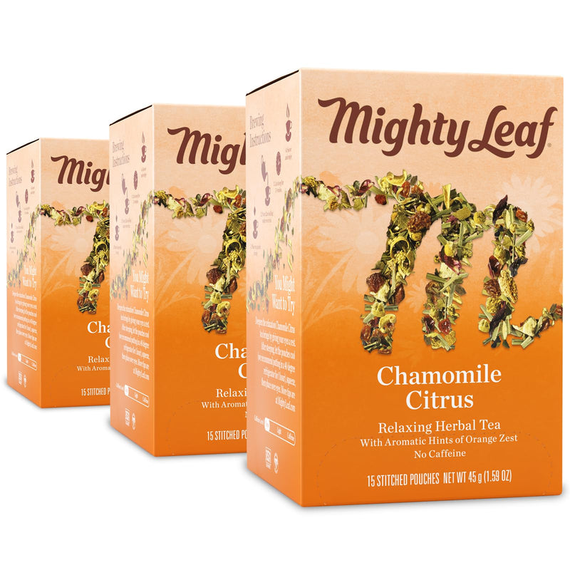 Tea Chamomile Citrus 6/15ct Mighty Leaf