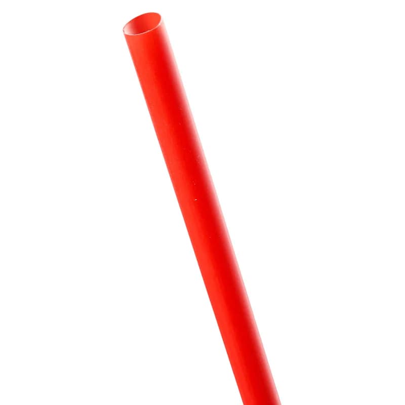 Straws Giant Wrapped Straws 10.25in RED 1200ct