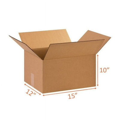 Boxes For Groceries 25ct 15X12X10 Kraft