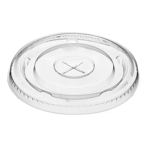 Lid Flat 12-24oz Straw Slot