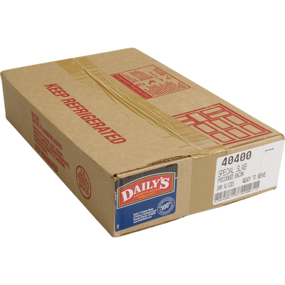Daily's Special Slab Fully-Cooked Bacon, 300 ct