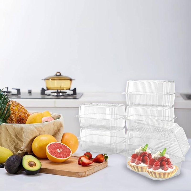 Hoagie Container 7" 8.2X4X2.5 Clear 250cs