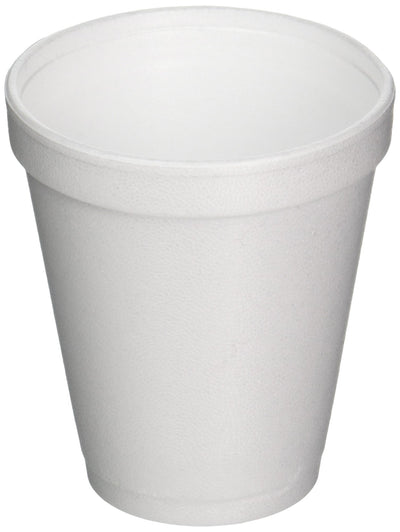 Food Container 8oz Styro White J-cup 1000ct S8J20 Dart