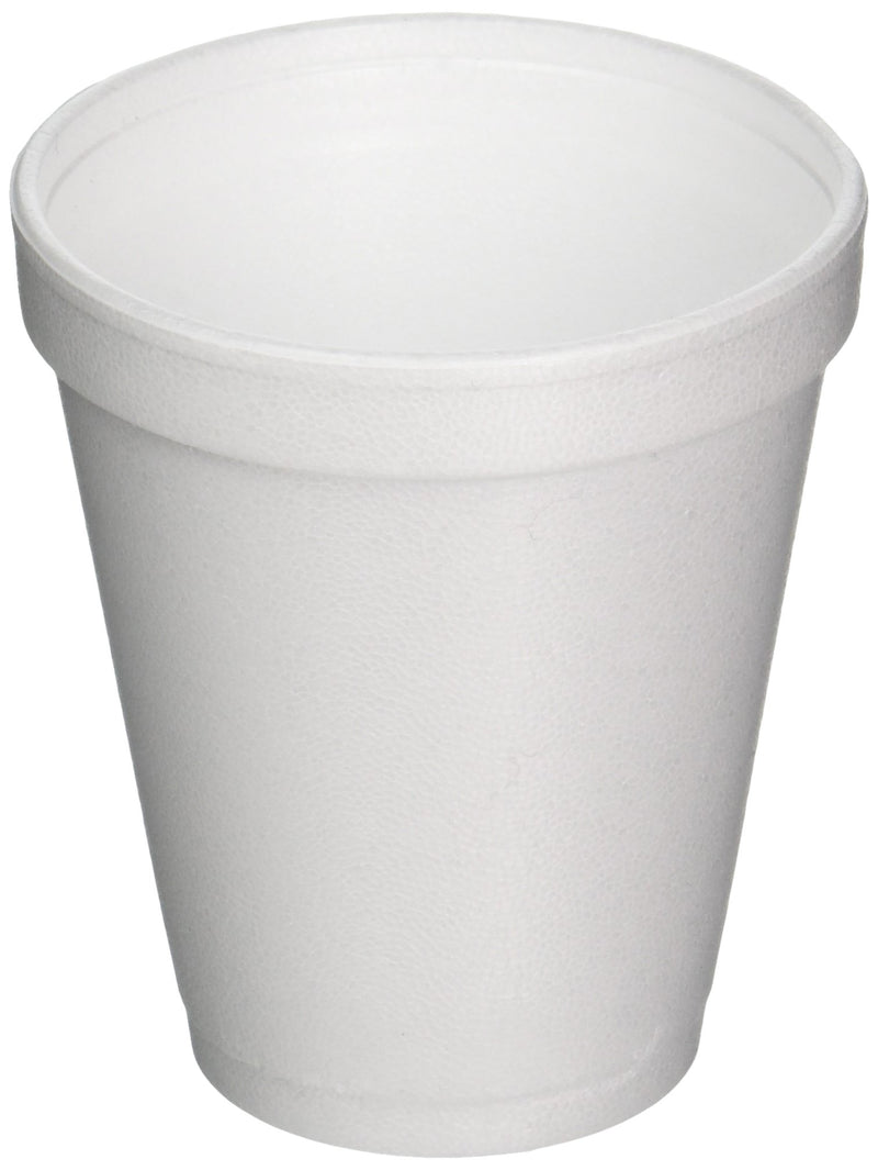 Food Container 8oz Styro White J-cup 1000ct S8J20 Dart