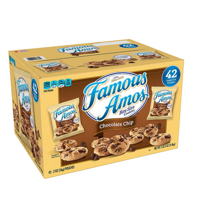 Famous Amos Chocolate Chip Cookies 42ct
