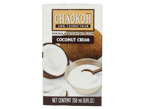 Chaokoh Coconut Cream 250ML Carton (Tetrapak)