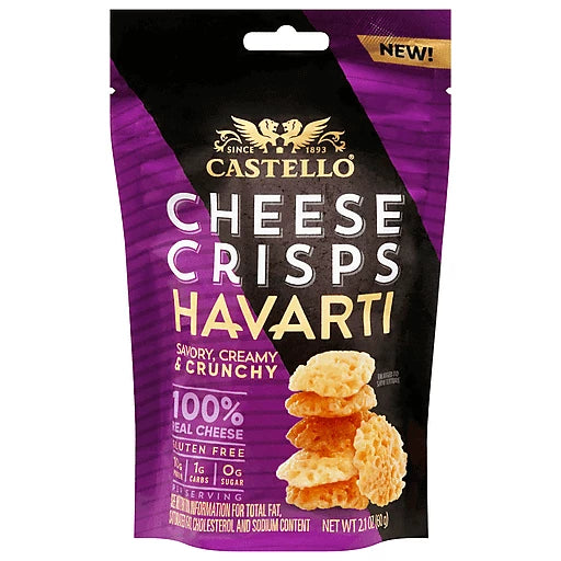Cheese Crisps Havarti 12/2.1oz