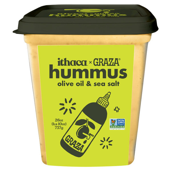 Ithaca Graza Olive Oil & Sea Salt Hummus 26oz