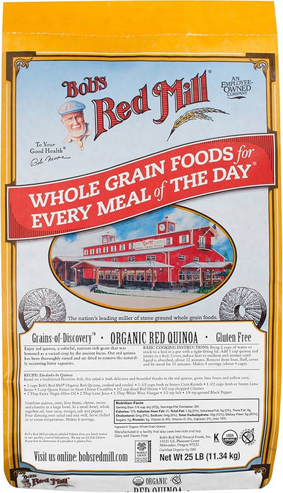 Quinoa Red 100% Organic 25lb