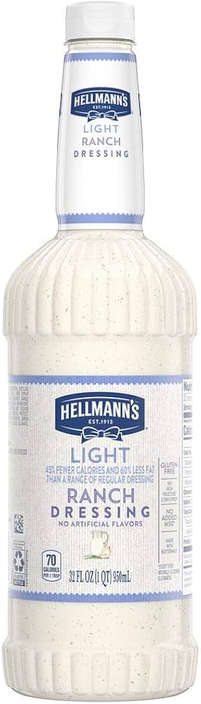 Dressing Lite Ranch Hellmann's 6/32oz