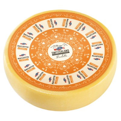 Cheese Wheel Raclette Swiss 1/15lb Emmi