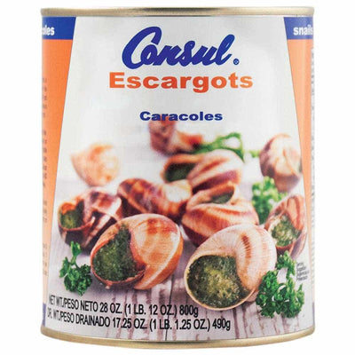 Escargots Snails Consul Extra Large 6 Doz/Tin 12/28oz
