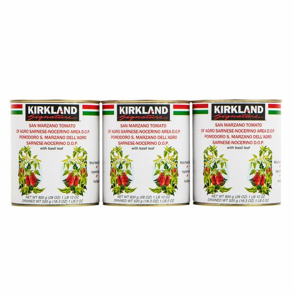 Kirkland Signature San Marzano Whole Peeled Tomatoes 3/28oz