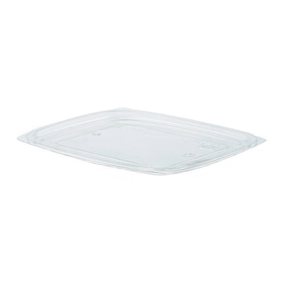 Square Flat Lid Large 48/64oz Plain