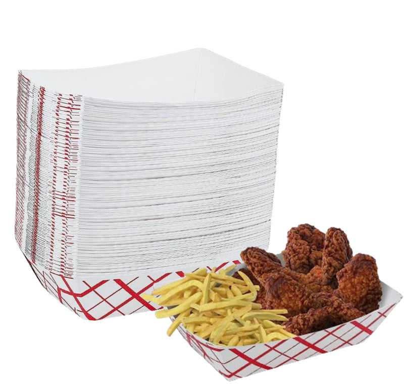 Food Tray 5lb Red/White