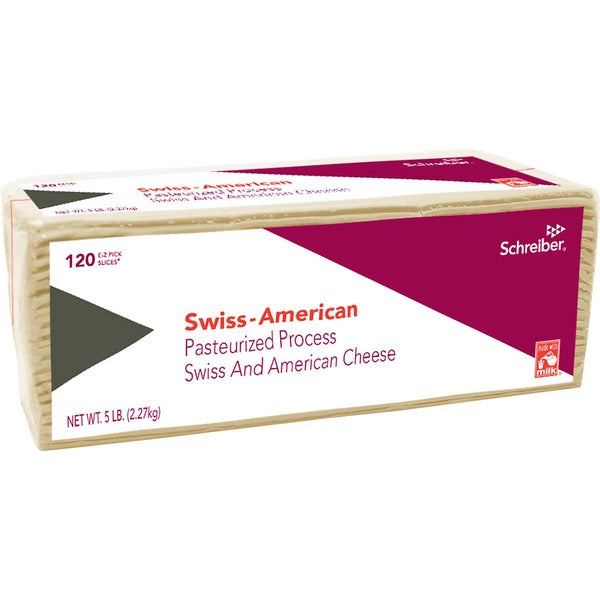 Cheese Swiss American White Schreiber