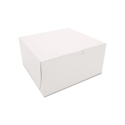 Bakery Box Non-Window White 8X8X4 250CT