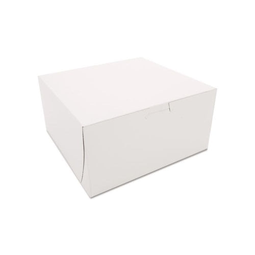 Bakery Box Non-Window White 8X8X4 250CT