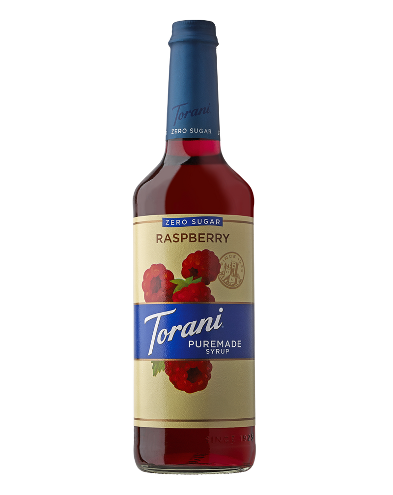 Torani Puremade Zero Sugar Raspberry Syrup 4/750ml