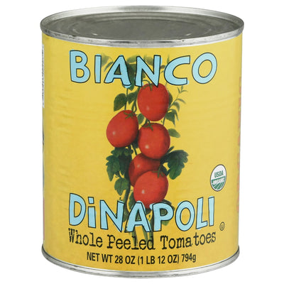 Tomatoes Pear Whole in Heavy Juice 6/28oz Bianco Di Napoli