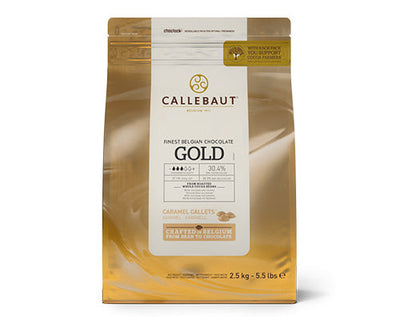 Chocolate Callebaut White Chocolate w/Caramel Taste 2.5kg
