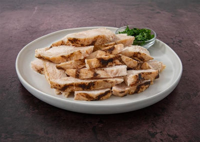 Chicken Strips White - Garlic Cooked 2/5lb (30077)