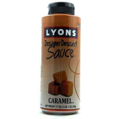 Topping Caramel 12/17oz Lyons 357203