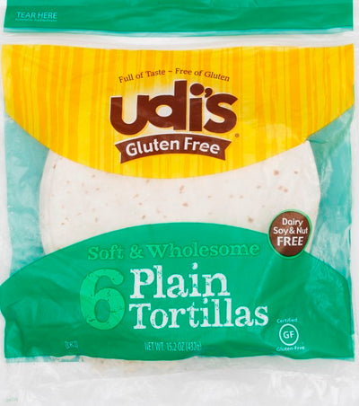 Tortilla GF 9in Udi's 10/6ct