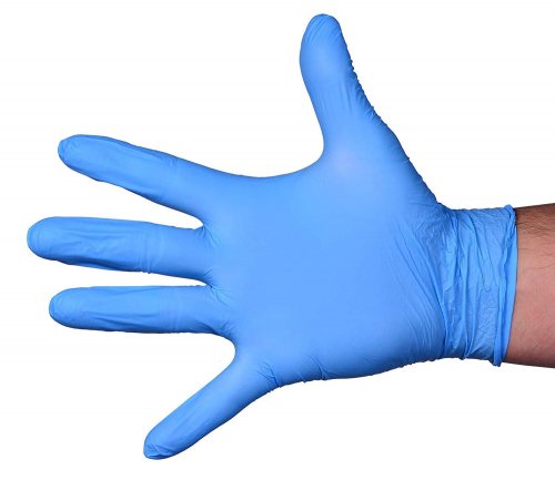 Gloves Nitrile Blue Large 10/100ct