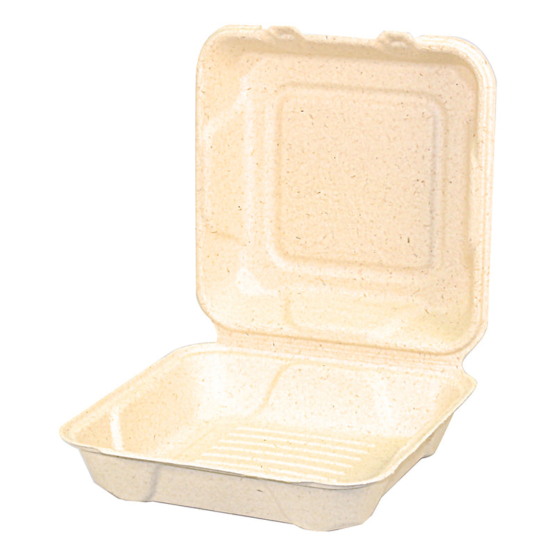 GP991 Greenware Fiber Container 9X9 Brown 1 Comp