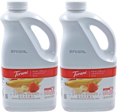 Torani Strawberry Banana Real Fruit Smoothie 6/64oz