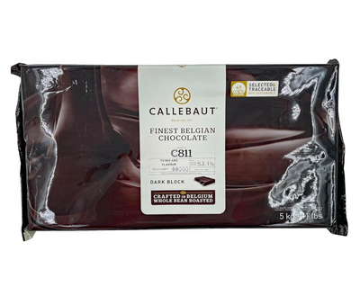 Callebaut Dark (Semi-Sweet) Block-C811NV-132 5/11lb (53.1%)