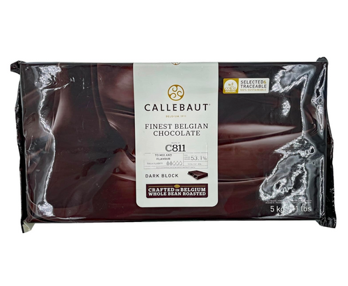 Callebaut Dark (Semi-Sweet) Block-C811NV-132 5/11lb (53.1%)