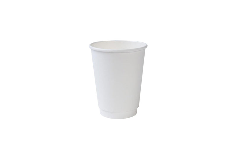 Cup 12oz Double Wall White 600ct