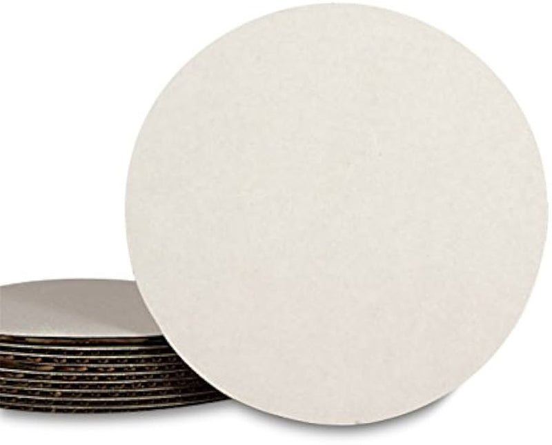 Circles 9in. Corrugated White 100ct
