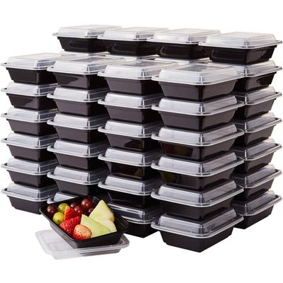 Food Container #3 Black 4/50ct 75008008