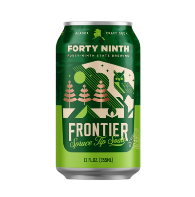 Soda Frontier Spruce Tip 6/4pk 12oz 49th State