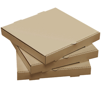 Boxes Pizza 14in. Plain Kraft 50ct