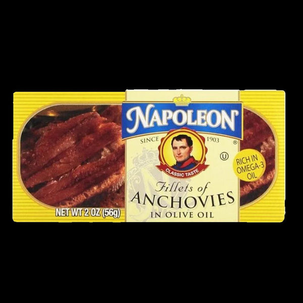 Anchovies in Olive Oil 4/25 2oz cans