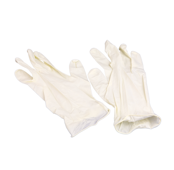 Gloves Latex Medium Ivory 10/100ct (LX344100)