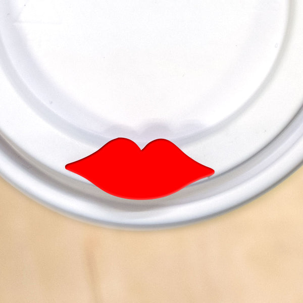 Cruzin Cap - Lip Shaped - Red 1/250ct