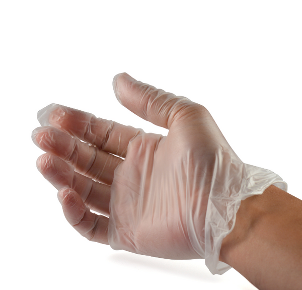 Gloves Vinyl Powder Free X-Large Clear 10/100ct (75006011)