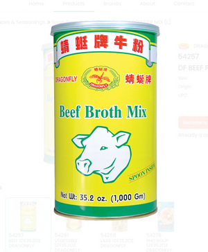 Dragonfly Beef Broth Mix 12/35.2oz