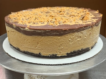 Cheesecake Peanut Butter Pie 12 slice Kastle's Kreations PB