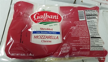 Cheese Shredded Mozzarella Pt Skim 6/5lb