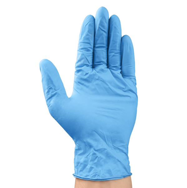 Gloves Blue Nitrile Powder Free large 3 mil 10/100ct (75000580)