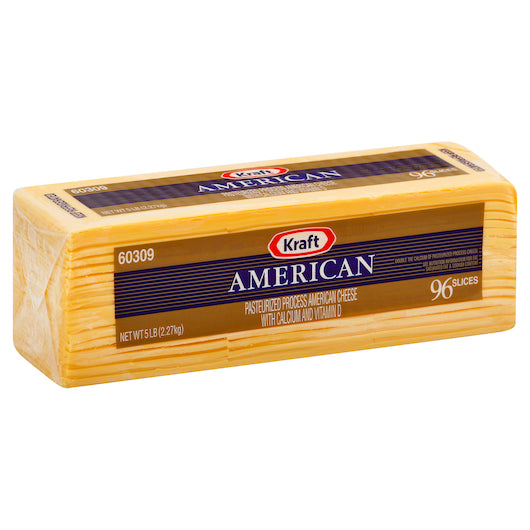 Cheese Sliced 96 American 4/5lb